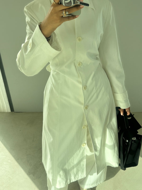 Belted Mid Trench w/ Pants