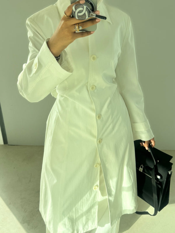 Belted Mid Trench w/ Pants
