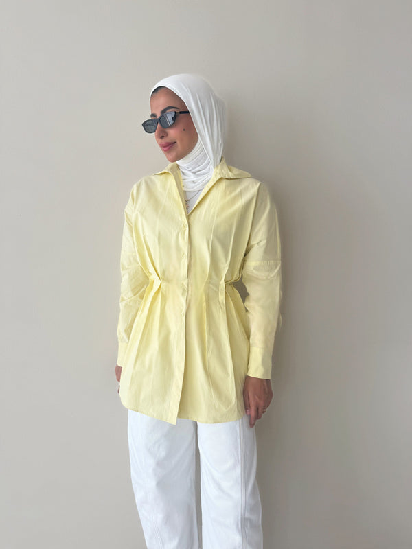 Waisted Pleated Shirts