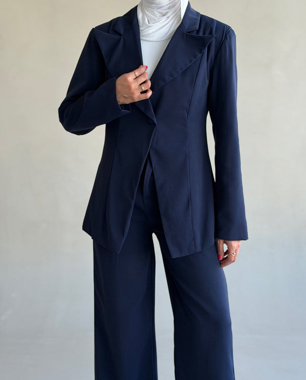 Corset-style Blazer Set
