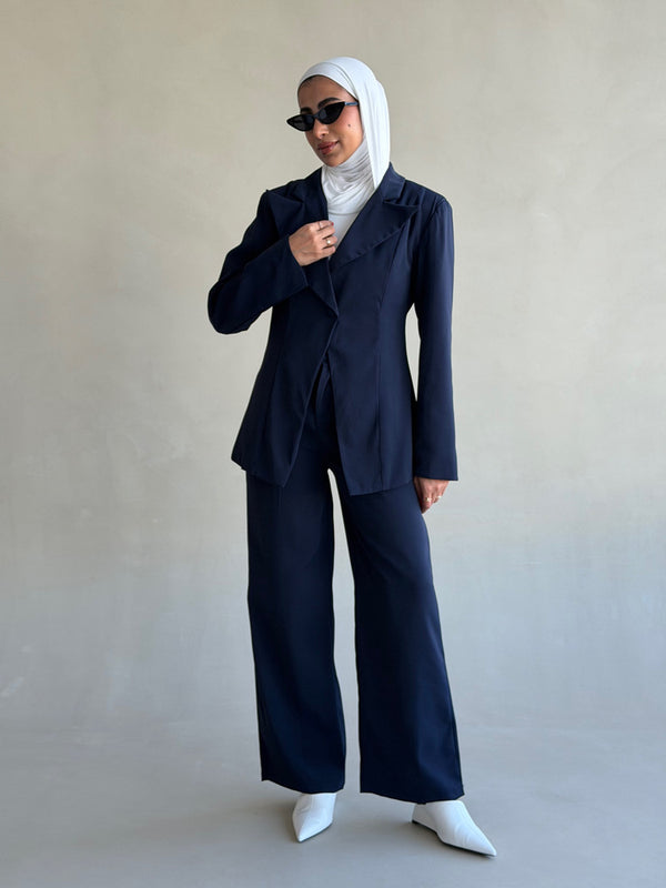 Corset-style Blazer Set