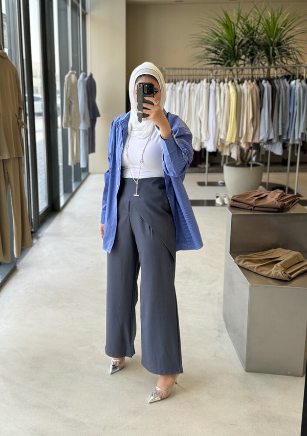 Wrap Front Design Pants