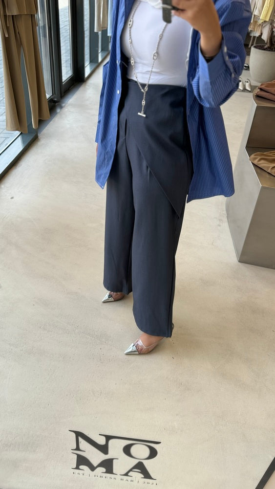 Wrap Front Design Pants