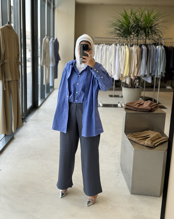2PC Shirt Stripe