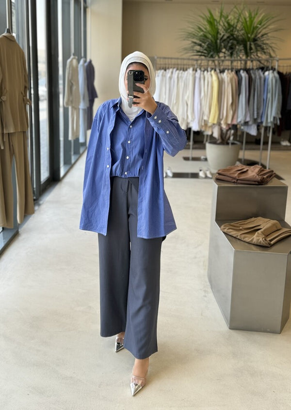 2PC Shirt Stripe