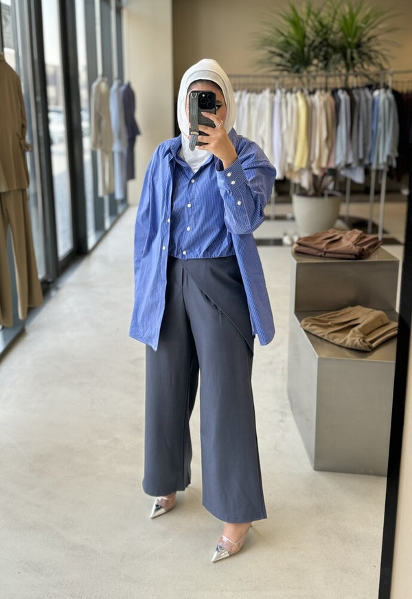 Wrap Front Design Pants