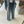Denim Lace Up Pants