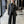 Huge Lapel  Leather Belted Jacket