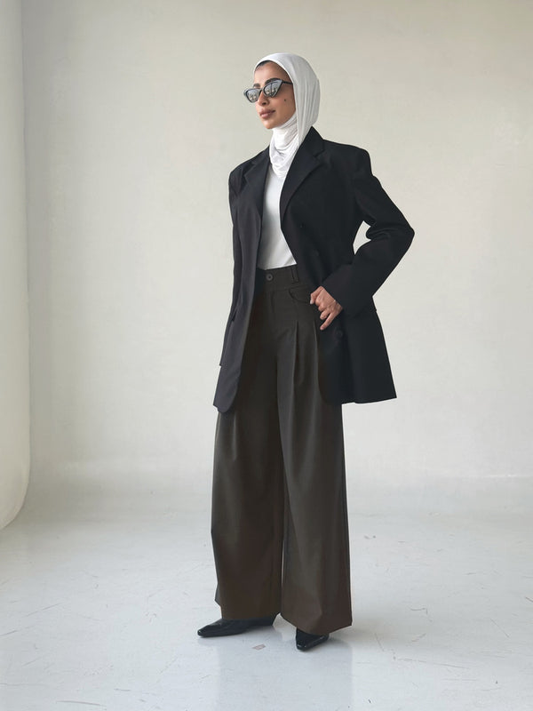 Double Pleated Trousers