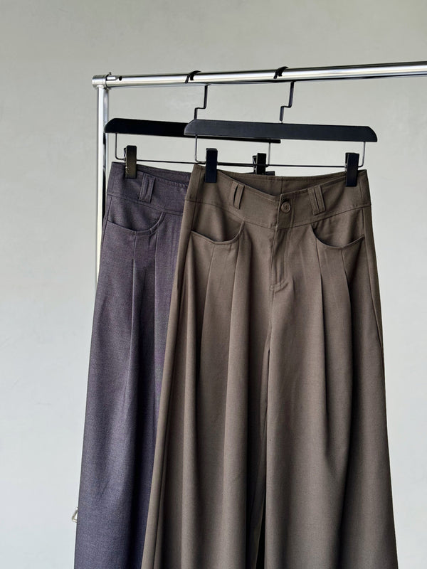 Double Pleated Trousers