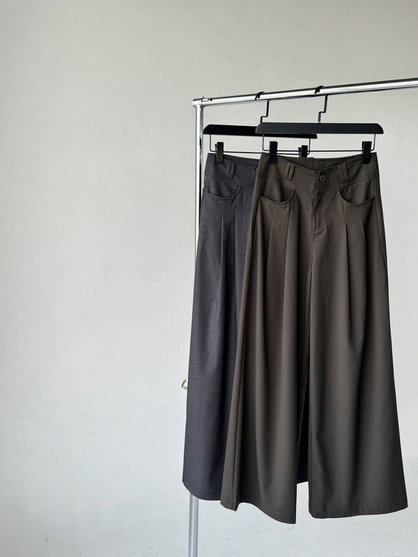 Double Pleated Trousers