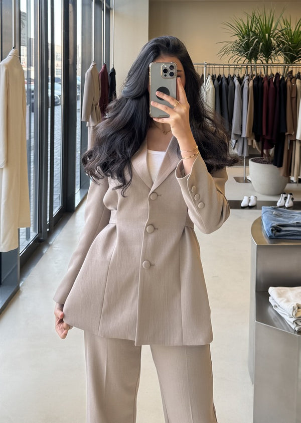 Belted Elegant Women's 2PC Set