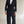 No-collar Striped Folded Waistband Suit