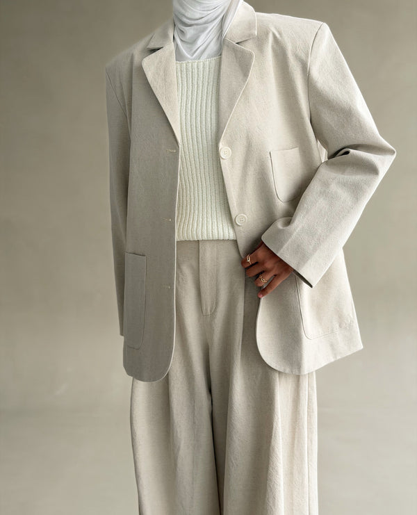 Unstructured Blazer 3PC Sets