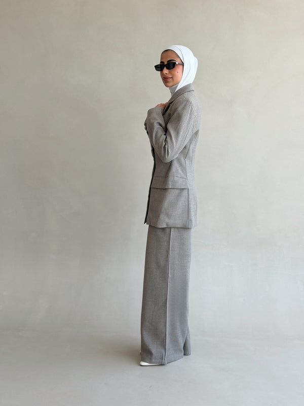 Wool-blend Waisted Set 2PC