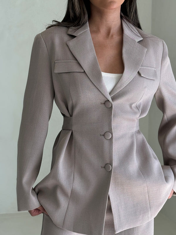 Belted Elegant Women's 2PC Set