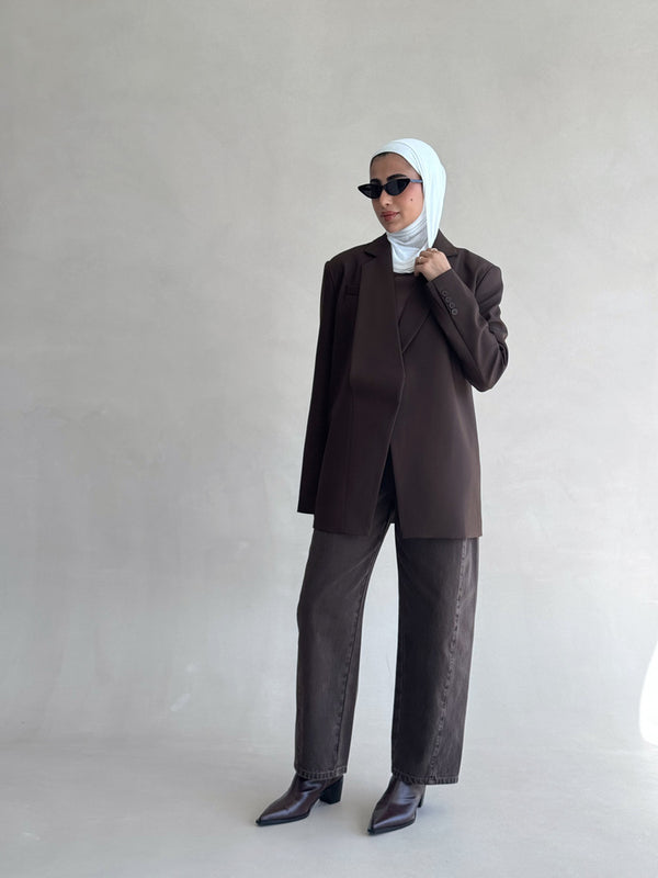 Irregular Open Blazer