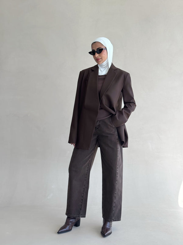 Irregular Open Blazer