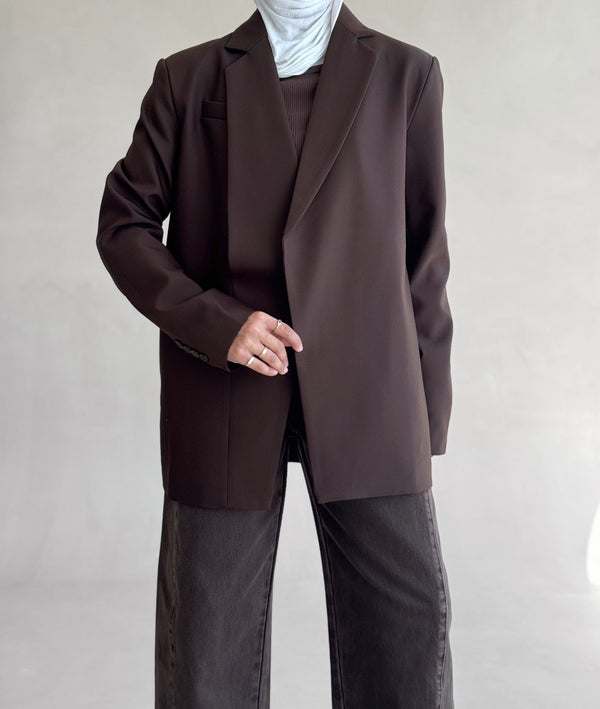 Irregular Open Blazer