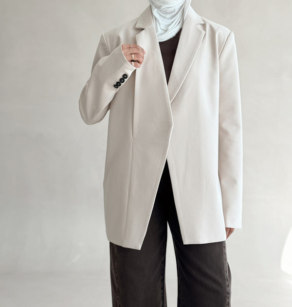 Irregular Open Blazer