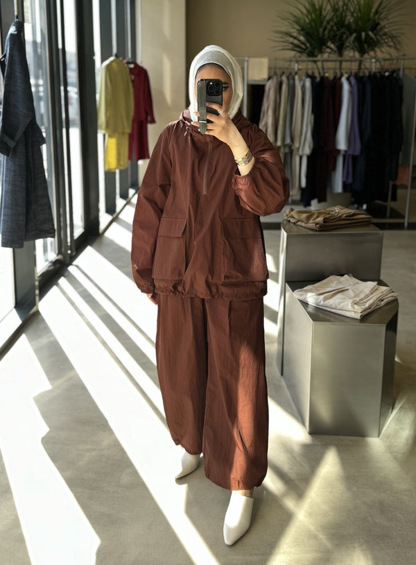 Hooded Jacket tracksuit set