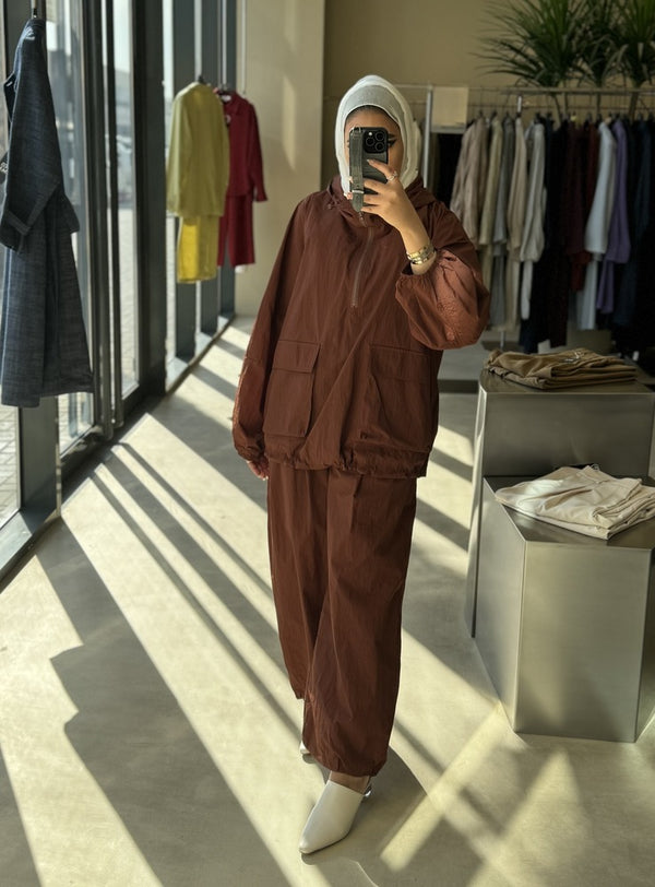 Hooded Jacket tracksuit set