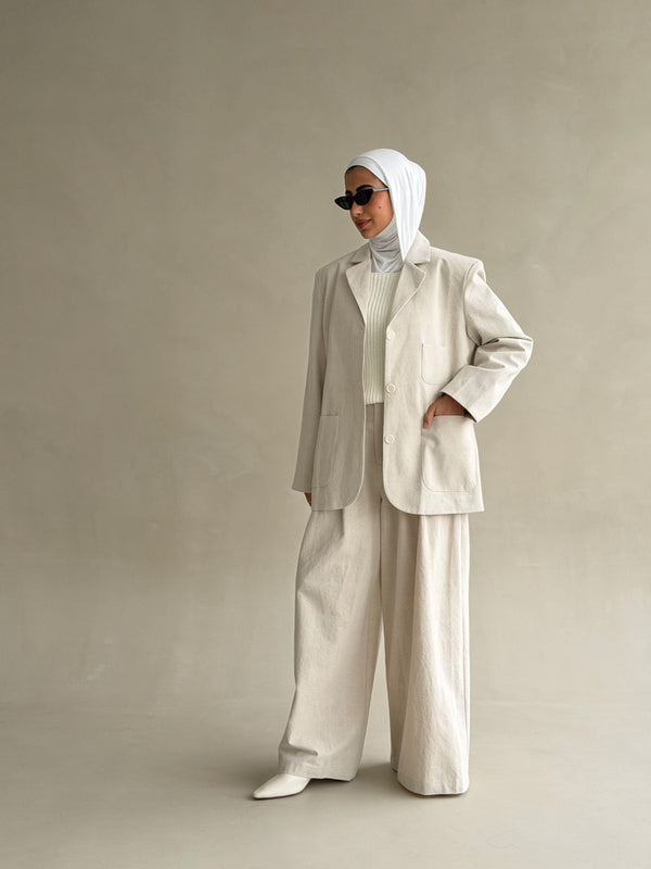 Unstructured Blazer 3PC Sets