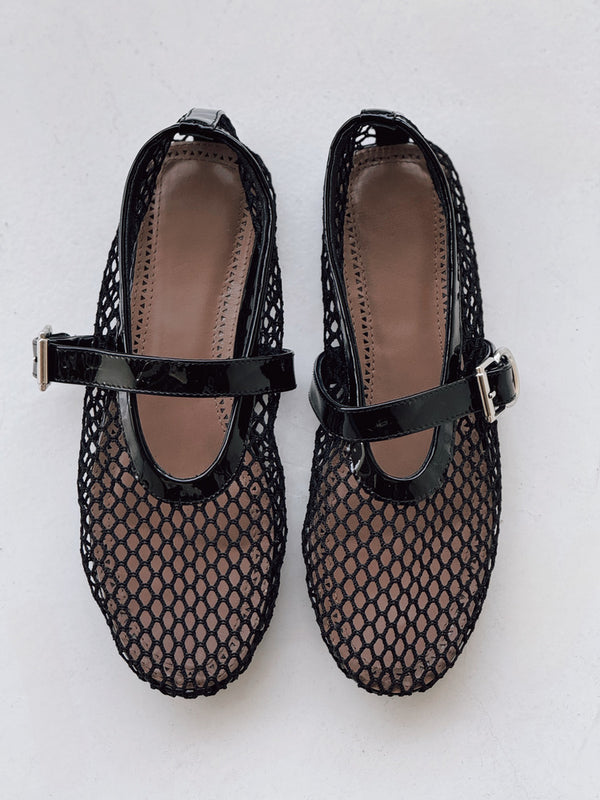 Round Toe Flat Shoes حذاء