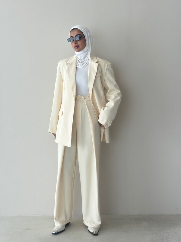 Sashes Loose Blazer Set
