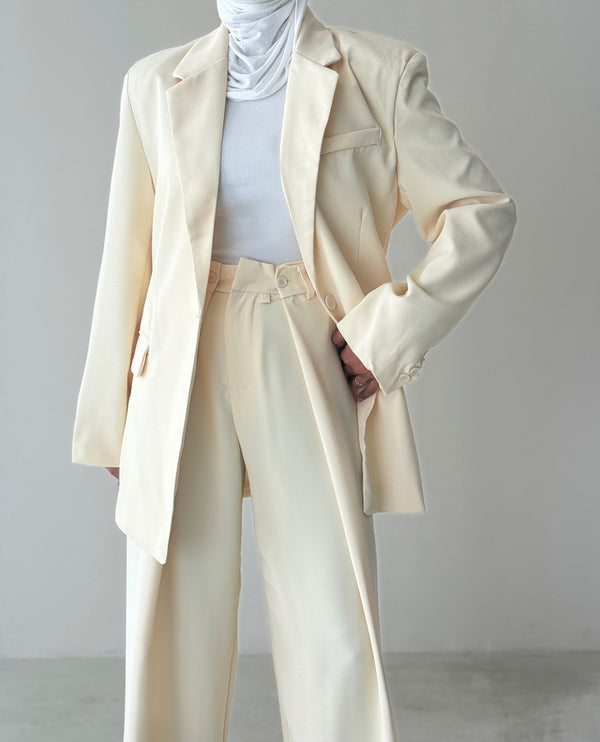 Sashes Loose Blazer Set