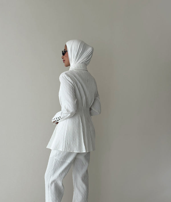 Buttons Pleat 2PC Set