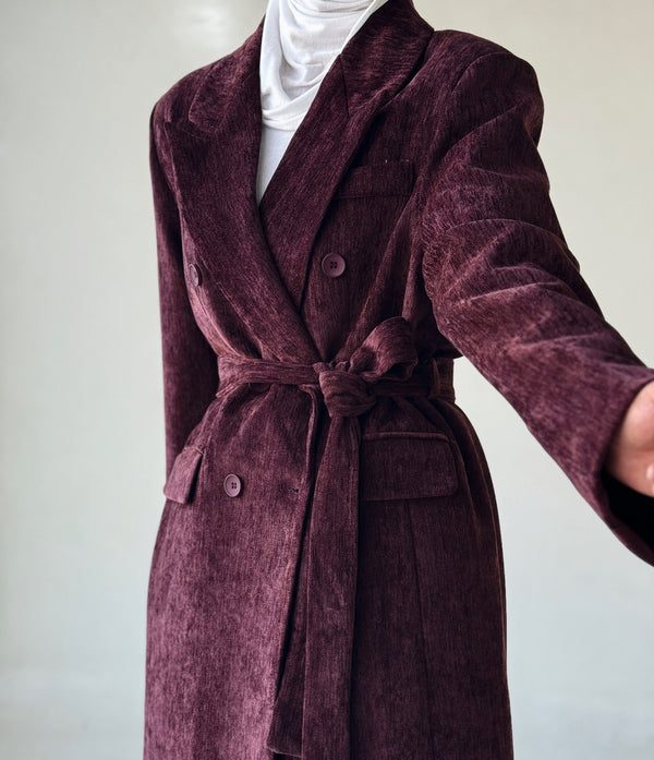 Elegant Wool Coats For Women Notchedالسترات الخارجية / المعاطف