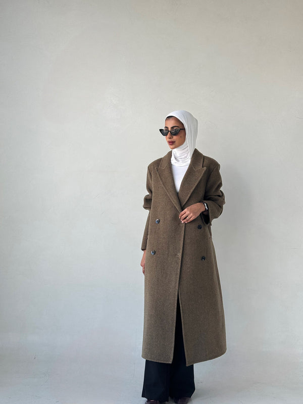 Temperament Wool Coats For Womenالسترات الخارجية / المعاطف