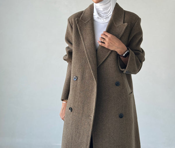Temperament Wool Coats For Womenالسترات الخارجية / المعاطف
