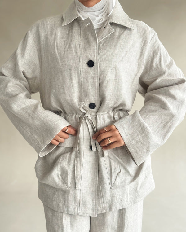 Retro long-sleeved Co-ord Set