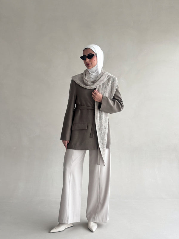 Crochet Scarf Blazer