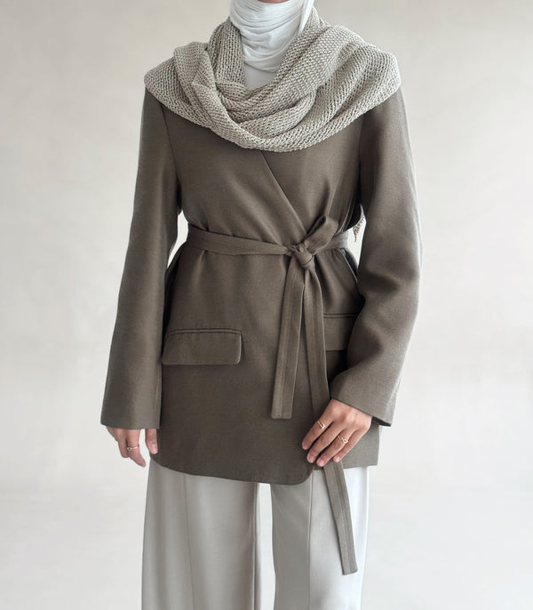 Crochet Scarf Blazer