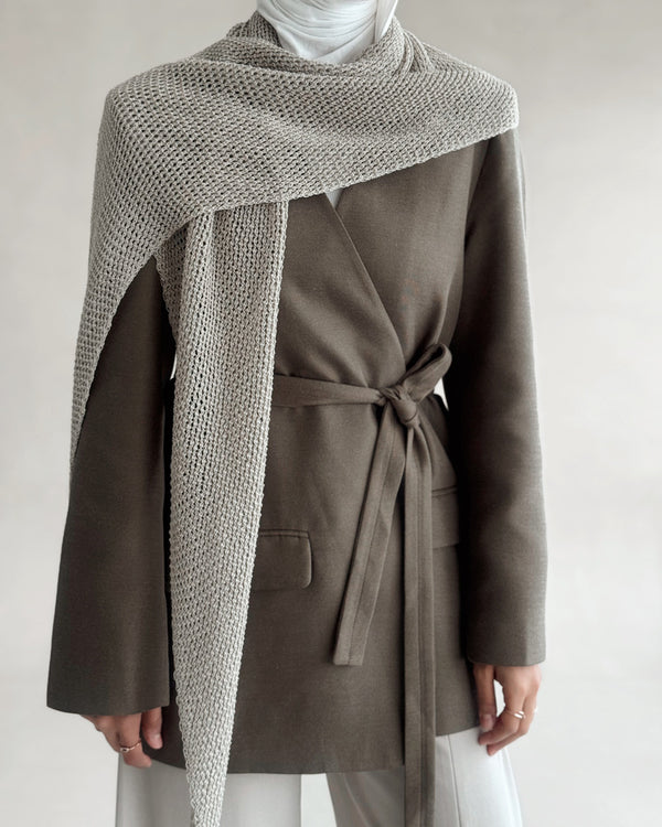 Crochet Scarf Blazer