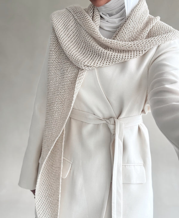 Crochet Scarf Blazer