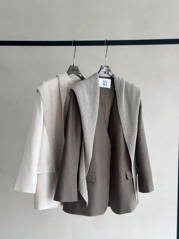 Crochet Scarf Blazer