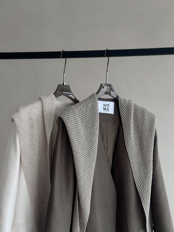 Crochet Scarf Blazer