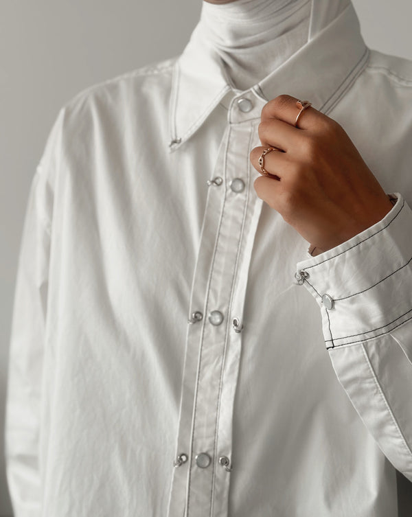 Oversized long sleeve shirt
