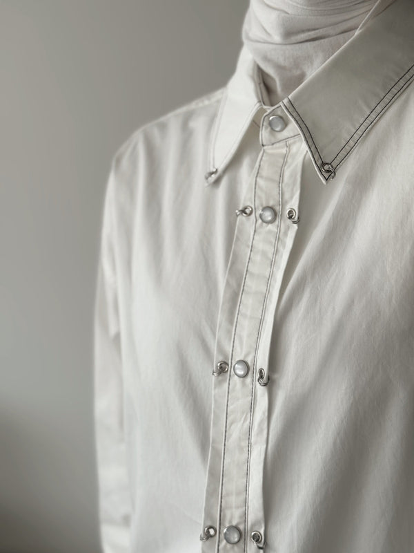 Oversized long sleeve shirt