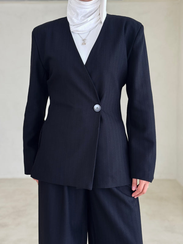 Office Lady One Button 2PC Set