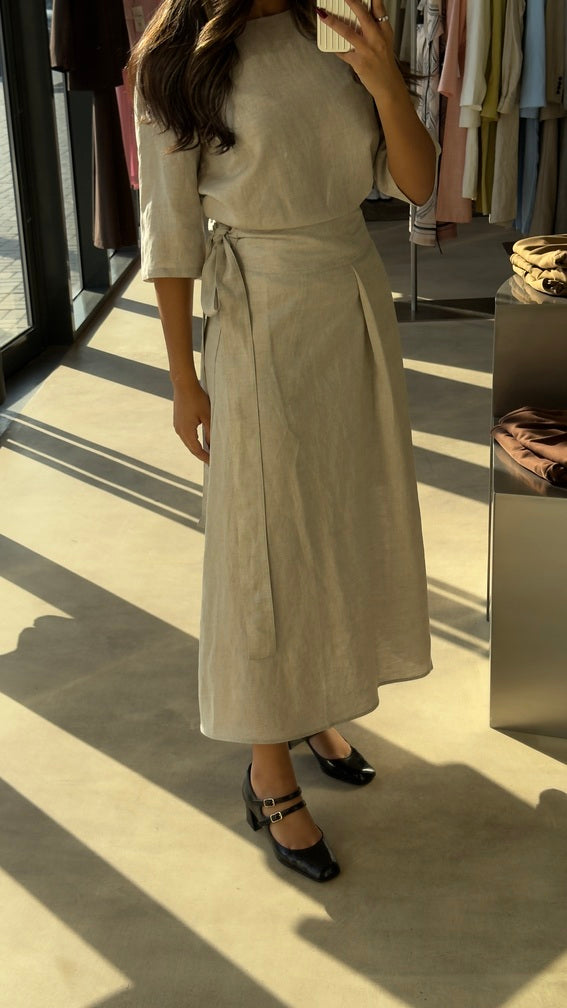 Quarter Sleeve 2PC Linen Sets