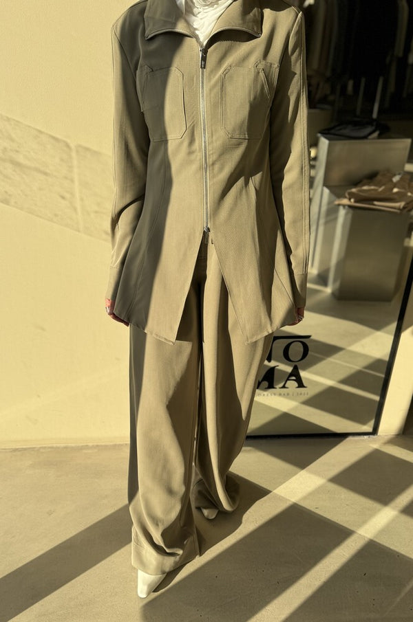 Front Slit-zip Set
