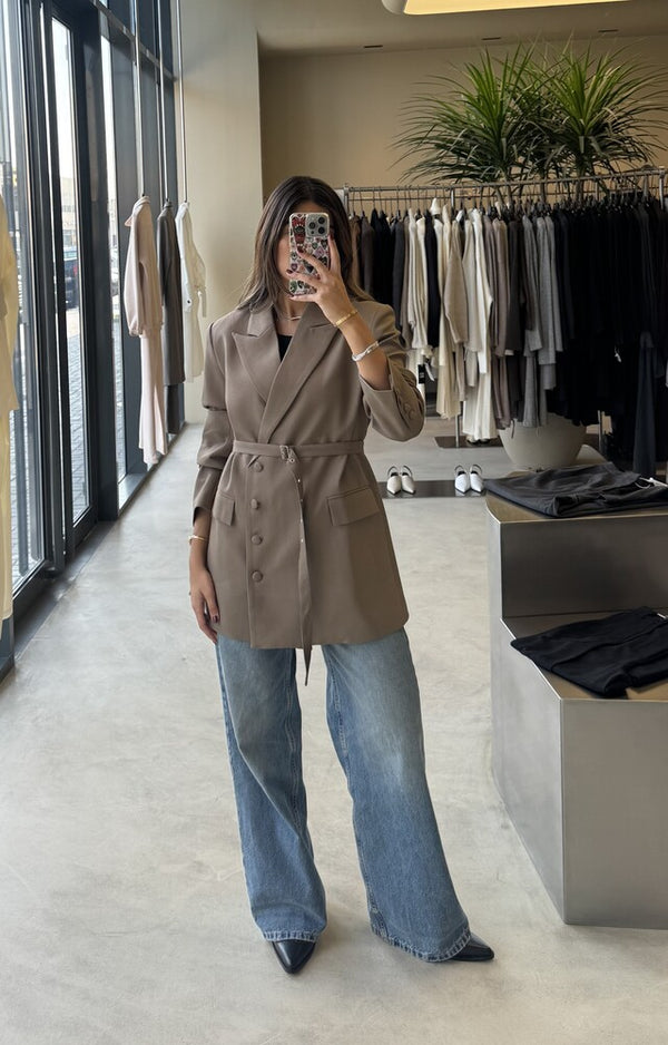 Belted 4 Buttons BlazerX