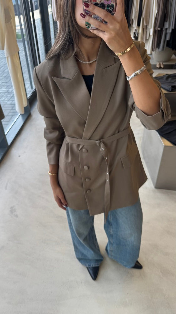 Belted 4 Buttons BlazerX