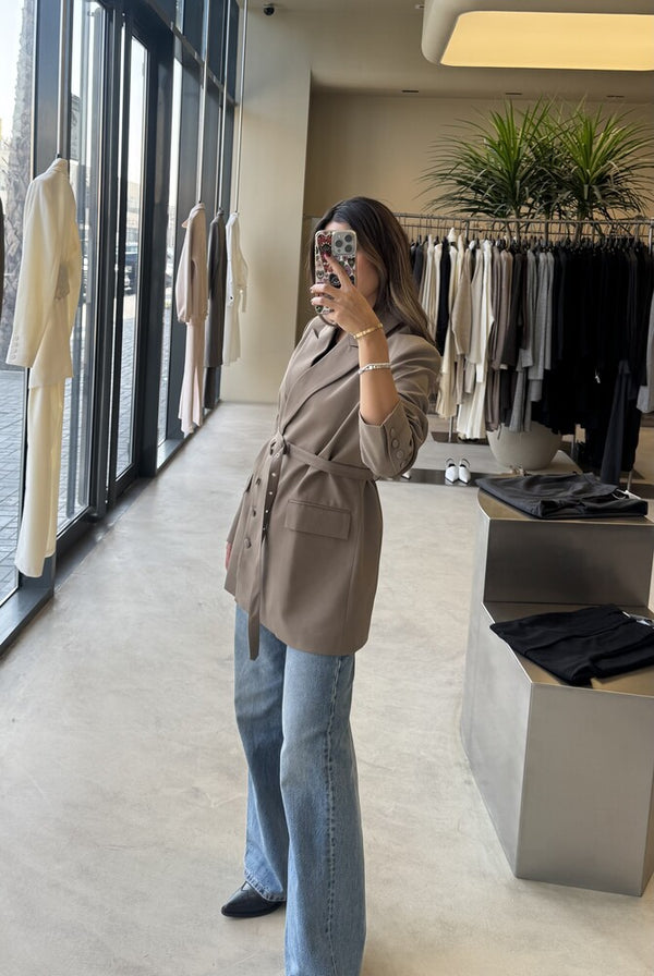 Belted 4 Buttons BlazerX