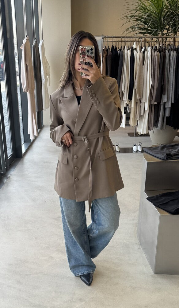 Belted 4 Buttons BlazerX